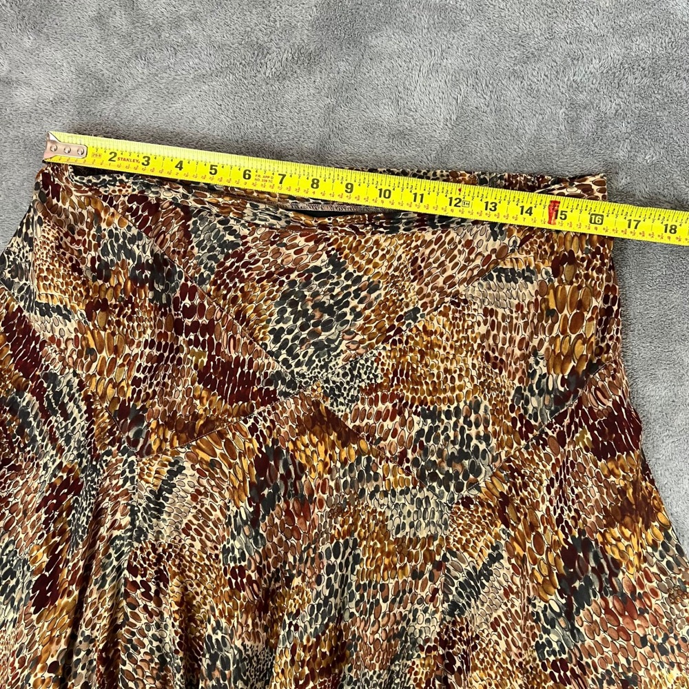 Jones New York Midi Skirt Womens 16W 100% Silk Abstract Multicolor - Picture 8 of 9